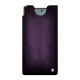 Samsung Galaxy Z Fold6 leather pouch - Violet Patine