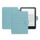 Capa em pele Amazon Kindle Paperwhite (2024) - Bleu ciel - Couture ( Nappa - Pantone #abcae9 ) 