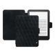 Housse cuir Amazon Kindle Paperwhite (2024) - Dark vintage - Couture ( Pantone #050505 ) 