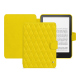 Lederschutzhülle Amazon Kindle Paperwhite (2024) - Jaune fluo - Couture ( Pantone #c9ff57 ) 