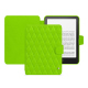 Amazon Kindle Paperwhite (2024) leather case - Vert fluo - Couture ( Pantone #00ab5f ) 