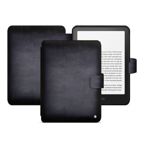 Capa de couro de luxo para o Amazon Kindle Paperwhite 2024 | Colorsoft Signature Edition - Proteção topo de gamaGris Patine