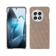 Coque cuir OnePlus 13 - Taupe vintage - Couture ( Pantone #591d16 ) 