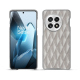 Custodia in pelle OnePlus 13 - Platinium - Couture ( Pantone 877C ) 