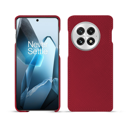 Tailor-made and customisable luxury cases for OnePlus 13 - NoreveRouge passion ( Pantone #a6192e ) 