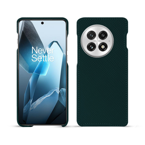 为 OnePlus 13 量身定制的奢华保护壳 - NoreveVert séduisant ( Pantone #1d3c34 ) 