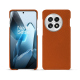 OnePlus 13 leather case - Orange vibrant ( Pantone #e36b39 ) 