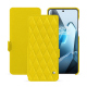 Capa em pele OnePlus 13 - Jaune fluo - Couture ( Pantone #c9ff57 ) 