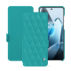 Funda de piel OnePlus 13 - Bleu fluo - Couture