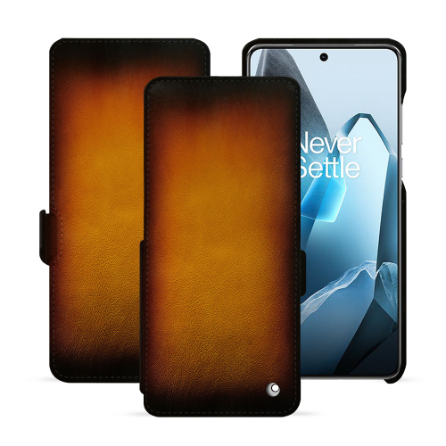 Housse à Rabat Horizontal Premium pour OnePlus 13 – Protection Luxe et Élégance | NoreveFauve Patine