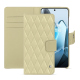 Custodia in pelle Oneplus 13 - Beige - Couture ( Nappa - Pantone #ceb888 ) 