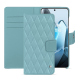 OnePlus 13 leather wallet case - Bleu ciel - Couture ( Nappa - Pantone #abcae9 ) 