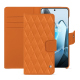 Custodia in pelle Oneplus 13 - Orange - Couture ( Nappa - Pantone #ff9351 ) 