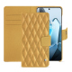 Capa de couro para carteira Oneplus 13 - Or Maïa - Couture ( Pantone 871C ) 