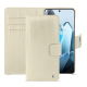 Capa de couro para carteira Oneplus 13 - Crocodile milk ( Pantone #d6d2c4 ) 