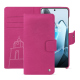 OnePlus 13 leather wallet case - Rose BB ( Pantone #DB599F )