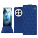 レザーケース OnePlus 13 - Bleu océan - Couture ( Nappa - Pantone #15458a) 