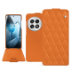 Capa em pele OnePlus 13 - Orange - Couture ( Nappa - Pantone #ff9351 ) 