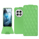 OnePlus 13 leather case - Vert olive - Couture ( Nappa - Pantone #a7c58e ) 