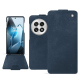 Capa em pele OnePlus 13 - Jean vintage ( Pantone #2f414f  ) 