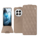 Funda de piel OnePlus 13 - Taupe vintage - Couture ( Pantone #591d16 ) 