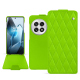 OnePlus 13 leather case - Vert fluo - Couture ( Pantone #00ab5f ) 