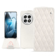 Funda de piel OnePlus 13 - Blanc escumo - Couture ( Pantone #D6D6D1 )