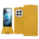 OnePlus 13 leather case - Jaune soulèu - Couture ( Pantone #F3B934 )