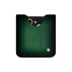 Custodia in pelle Samsung Galaxy Z Flip6 - Vert Patine