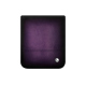 Custodia in pelle con patta Samsung Galaxy Z Flip6 - Violet Patine