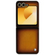 Samsung Galaxy Z Flip5 leather cover - Doré Patine