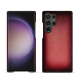 Coque cuir Samsung Galaxy S24 Ultra - Rose Patine