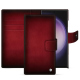 Capa de couro para carteira Samsung Galaxy S24 Ultra - Rouge Patine
