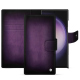 Capa de couro para carteira Samsung Galaxy S24 Ultra - Violet Patine