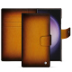 Samsung Galaxy S24 Ultra leather wallet case - Doré Patine