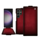 硬质真皮保护套 Samsung Galaxy S24 Ultra - Rouge Patine