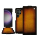Capa em pele Samsung Galaxy S24 Ultra - Fauve Patine