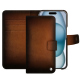 Funda de piel Apple iPhone 15 - Marron Patine