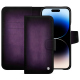 Funda de piel Apple iPhone 15 Pro Max - Violet Patine