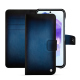 Étui portefeuille cuir Samsung Galaxy A55 - Bleu Patine