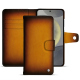 Capa de couro para carteira Samsung Galaxy S24 - Doré Patine