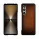 Lederschutzhülle Sony Xperia 1 VI - Marron Patine