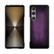 Funda de piel Sony Xperia 1 VI - Violet Patine