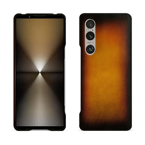 Funda trasera de lujo para Sony Xperia 1 VI - Noreve | Protección elegante y de alta gamaFauve Patine