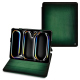 Apple iPad Pro 13 (2024) leather case - Vert Patine