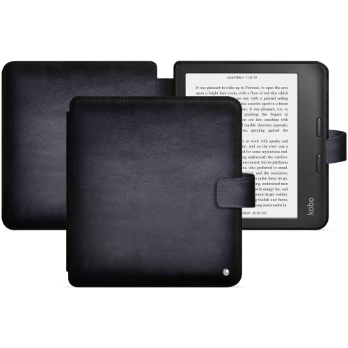 Estojo horizontal de qualidade superior para o Kobo Libra Colour da NoreveGris Patine