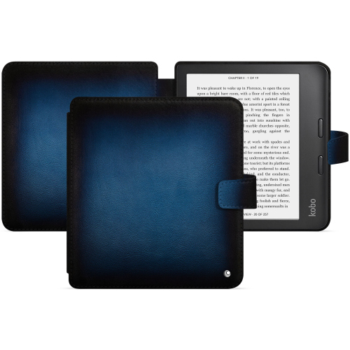 Étui horizontal premium pour Kobo Libra Colour par NoreveBleu Patine
