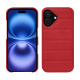 Apple iPhone 16 padded case - Rouge troupelenc ( Pantone #AB191A )