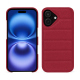 Lederschutzhülle Apple iPhone 16 - Rouge passion ( Pantone #a6192e ) 