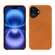 Custodia in pelle Apple iPhone 16 - Mandarine vintage ( Pantone #d47231 ) 